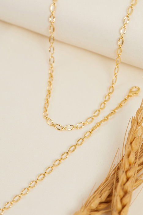 Heliophilia Silver Conjunto de Collar y Pulsera de Metal Oro Heliophilia Silver Conjunto de Collar y Pulsera de Metal Oro